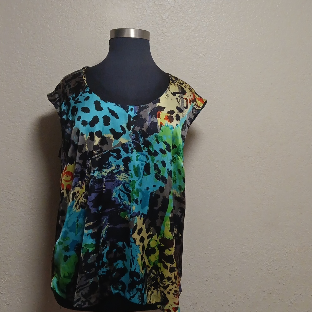 Women's colorful leopard printed Blouse